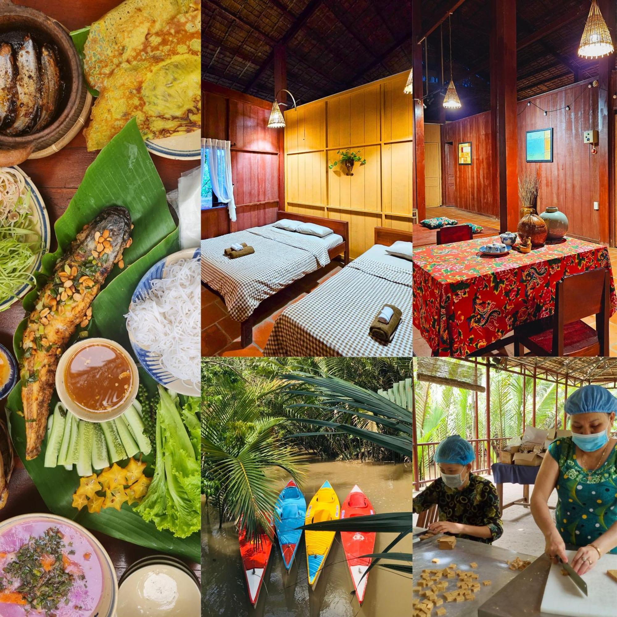 Ba Danh Homestay & Kitchen - Ben Tre Mekong Екстериор снимка