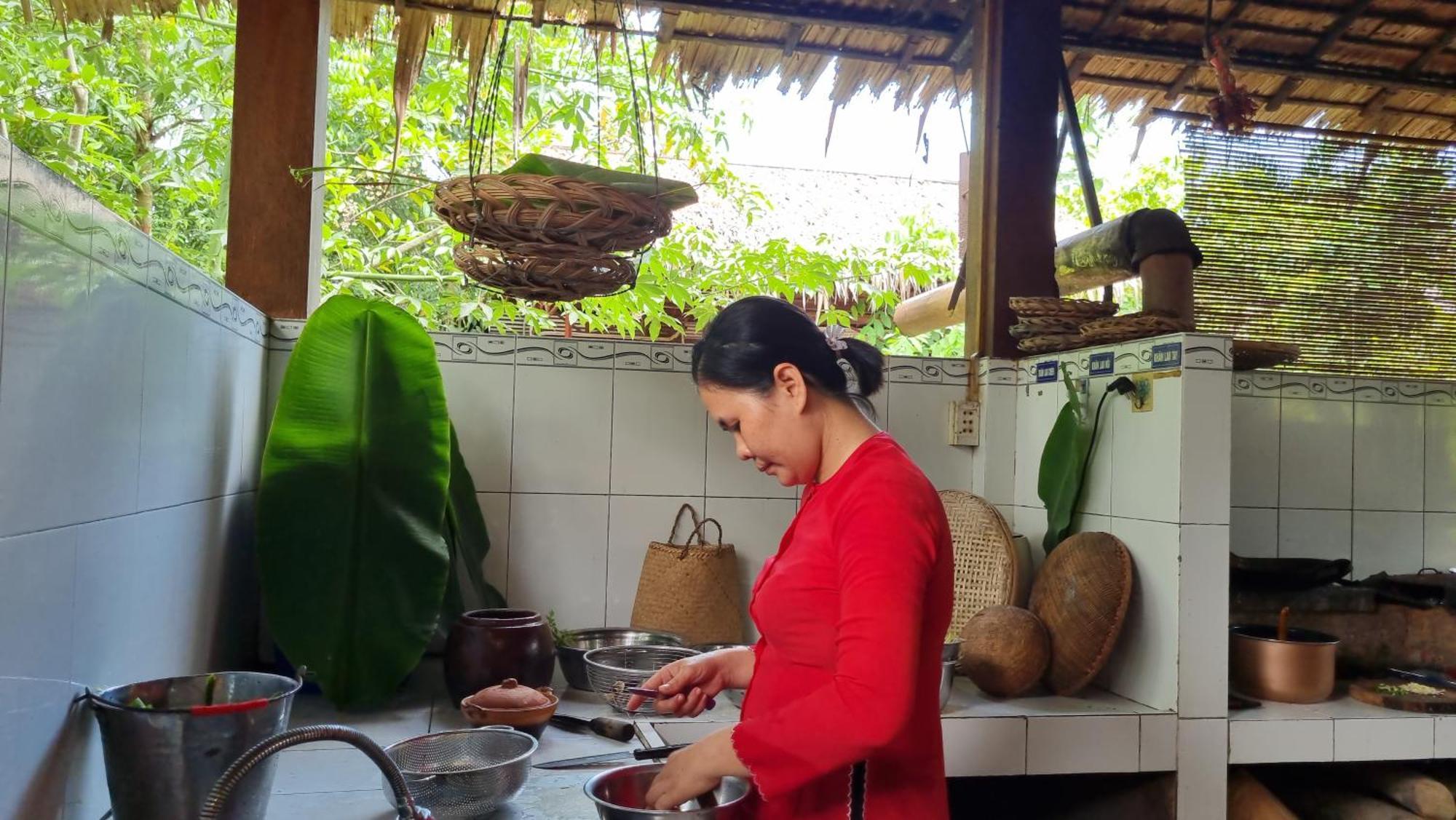 Ba Danh Homestay & Kitchen - Ben Tre Mekong Екстериор снимка